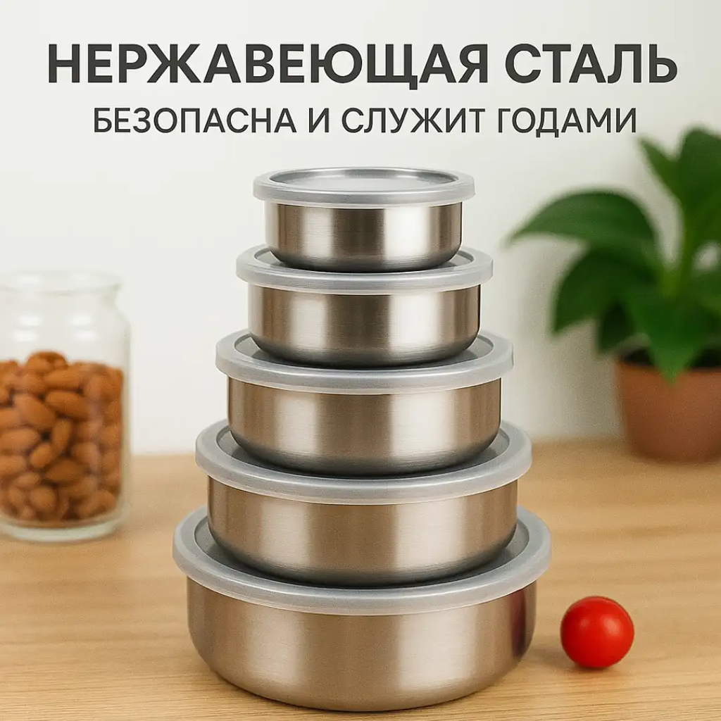 Набор контейнеров 5 штук