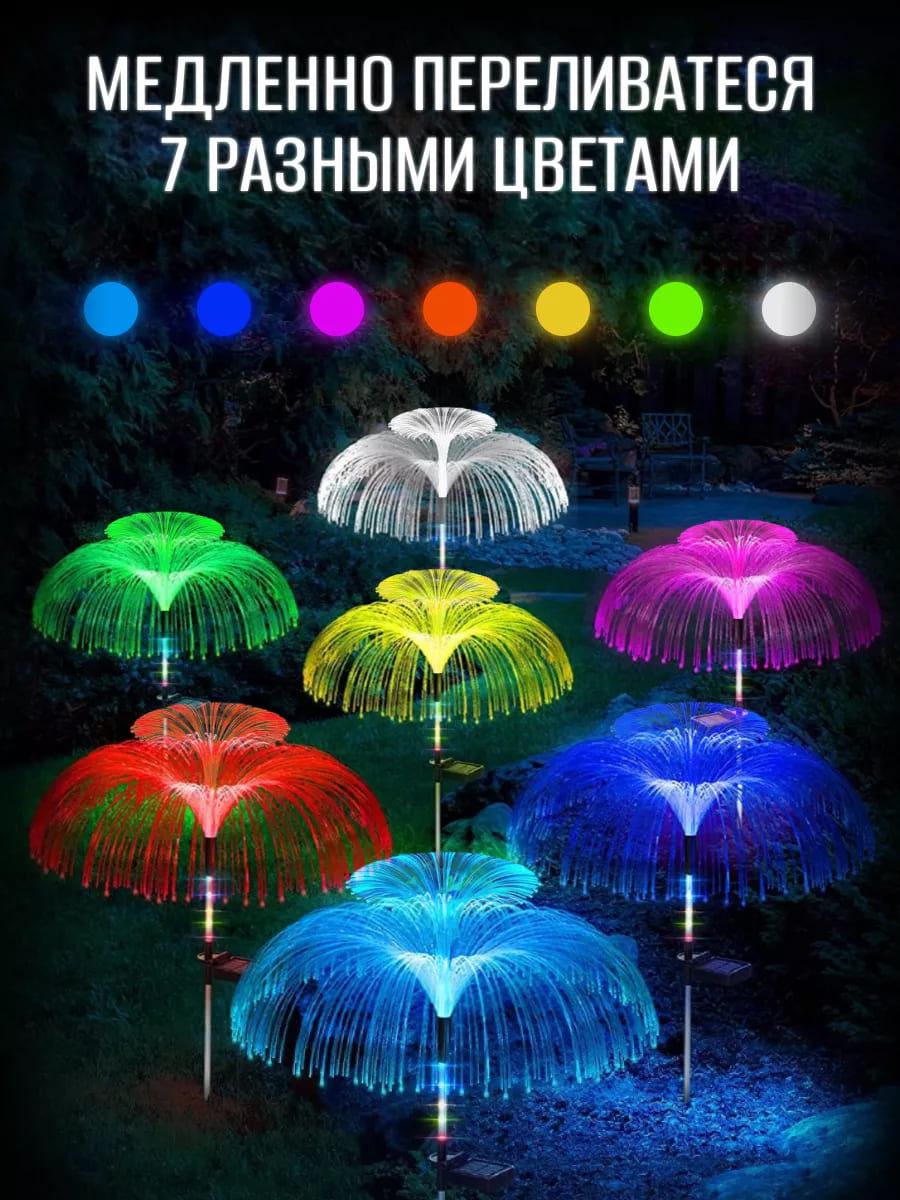 Садовый светильник «Медуза»